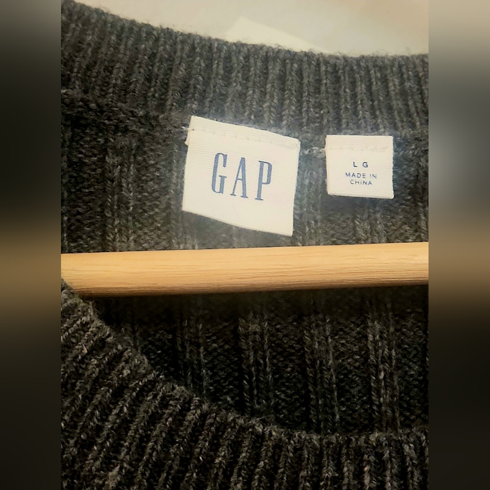 GAP Wool Blend Ribbed Dress - Picture 3 of 5